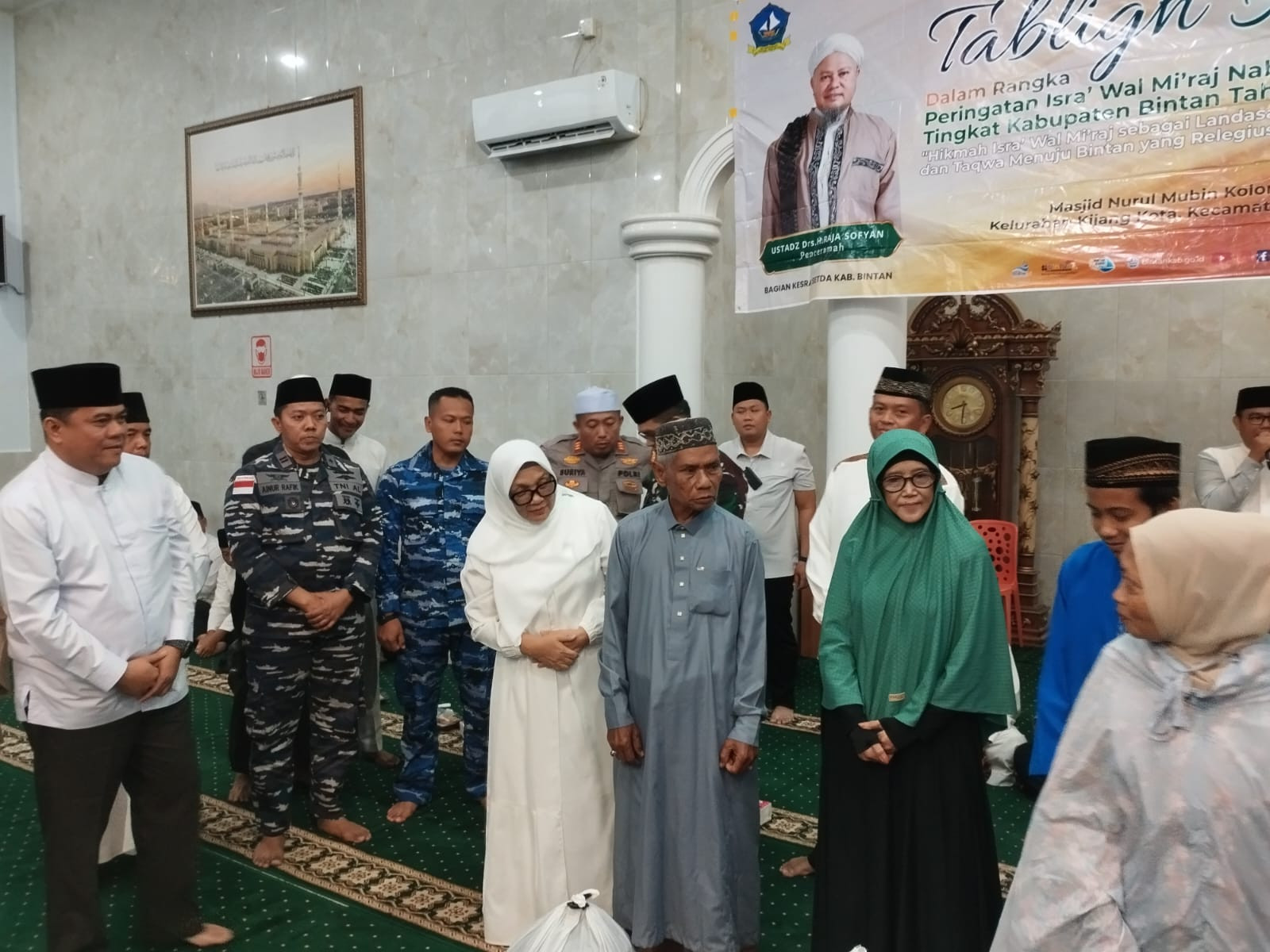 Lanal Bintan Hadiri Peringatan Isra’ Mi’raj, Tekankan Penguatan Iman dan Spiritualitas Dalam Menjaga Kedaulatan Maritim