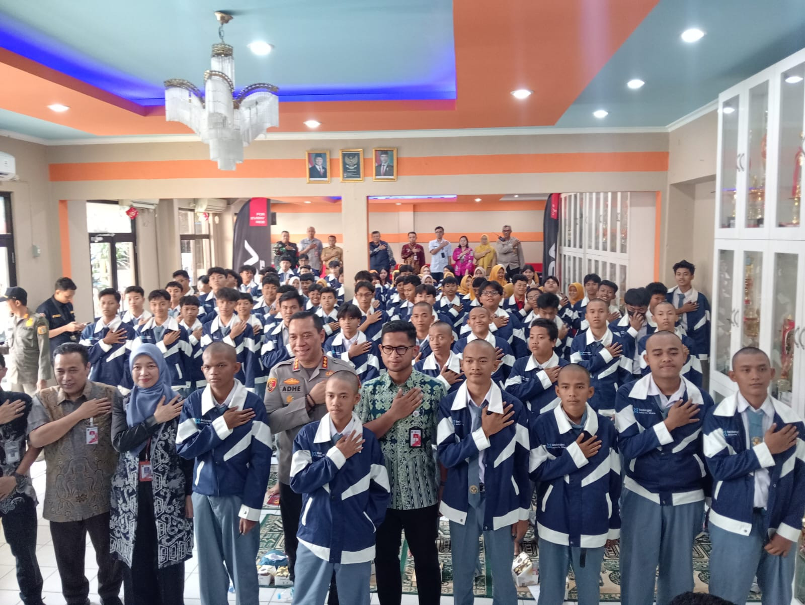 Jaga Jakarta, Kapolres Metro Jakut Ajak Pelajar SMK Walang Jaya Jauhi Tawuran dan Narkoba