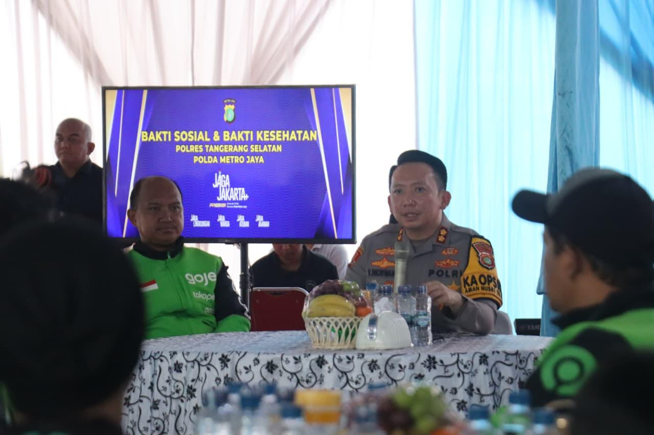 Jumat Curhat dan Peduli Polres Tangsel Ajak Warga Jaga Lingkungan dan Kamtibmas