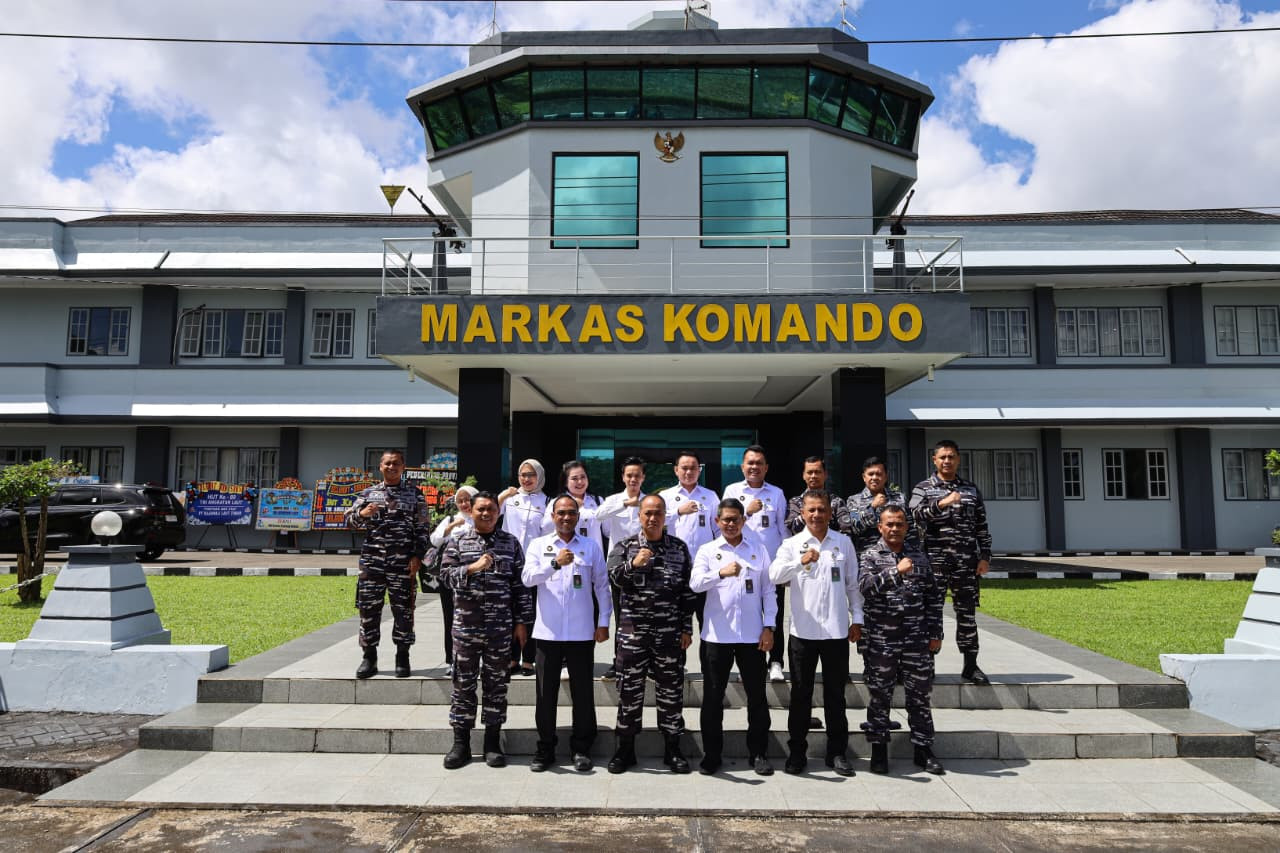 Dankodaeral IX Ambon Terima Courtesy Call Tim Kemenko Polkam