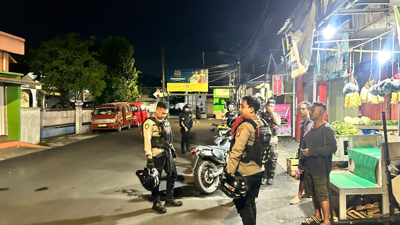 Sikat Kejahatan Jalanan, Tim Presisi Polres Metro Bekasi Kota Sisir Titik Rawan Hingga Subuh