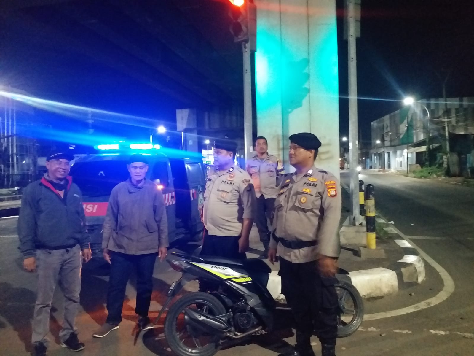 Antisipasi Tawuran dan Balap Liar, Polsek Rawalumbu Laksanakan Patroli KRYD