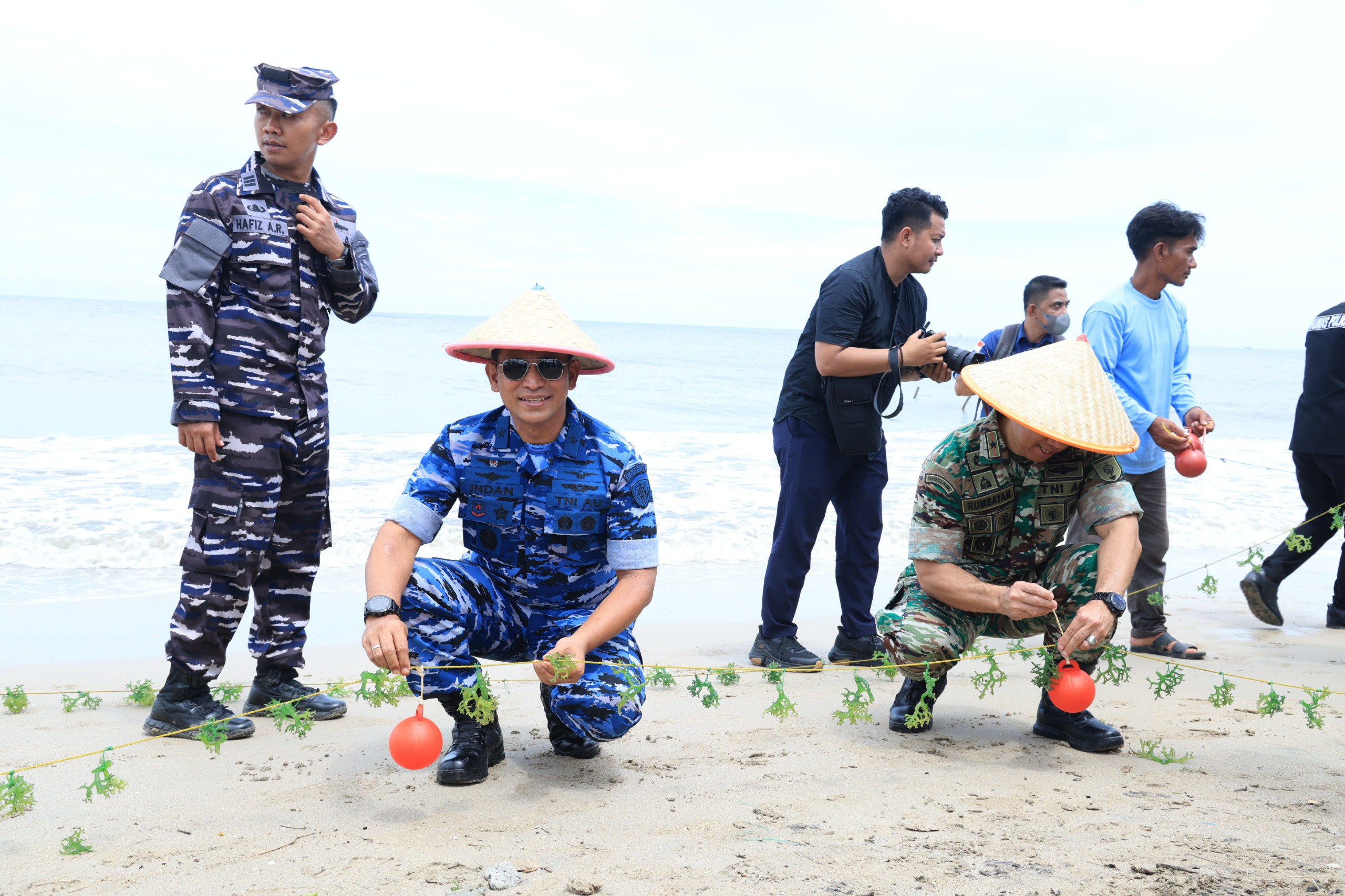 Sinergi Lintas Matra TNI, Kaskoopsud II Hadiri Kunker Kasal dalam Program Ketahanan Pangan TNI AL