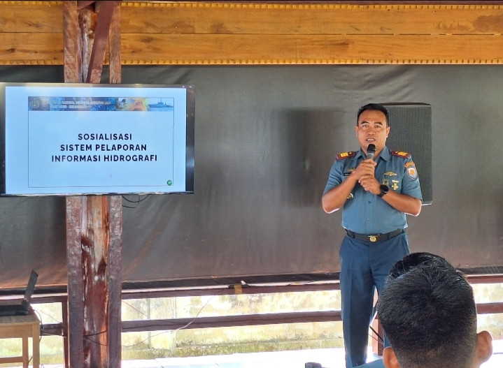 Lanal Simeulue Laksanakan Coffee Morning dan Sosialisasi Hidro Oseanografi TNI Angkatan Laut Bersama Instansi Kemaritiman