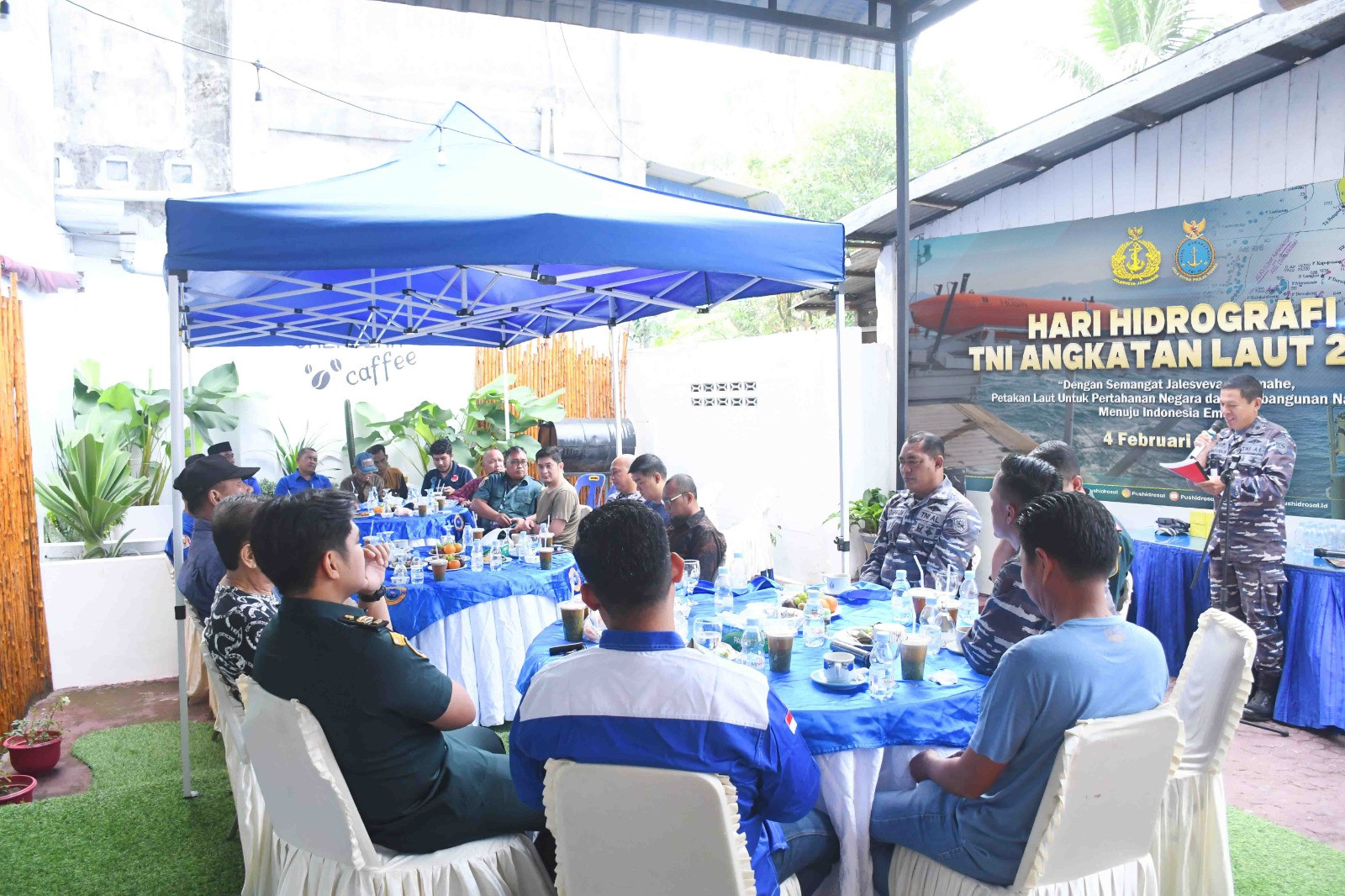 Lanal TBA Gelar Kopi Bersama Unsur Maritim, Tingkatkan Sinergitas dan Potensi Sektor Kelautan