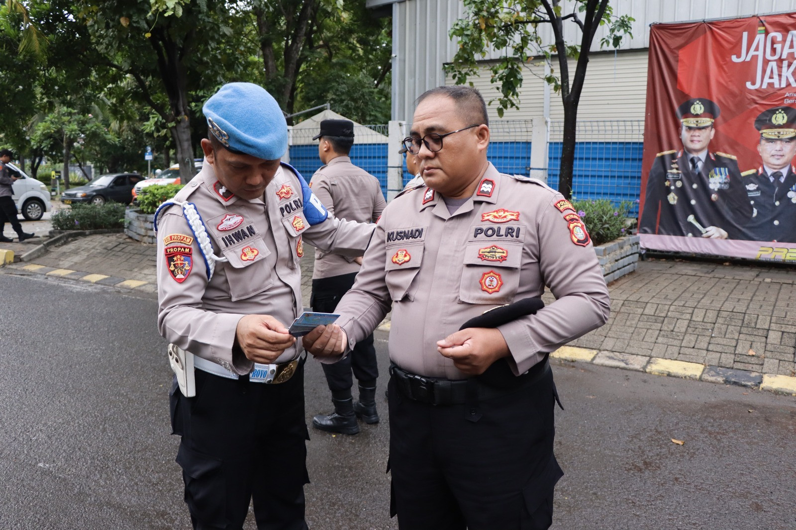 Propam Polres Kepulauan Seribu Gelar Gaktibplin Usai Apel Pagi