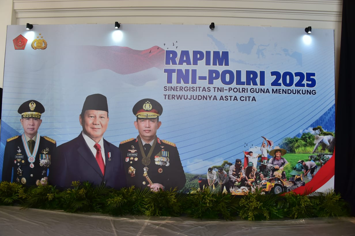 Komandan Lantamal I Hadiri Rapim TNI–Polri Tahun 2025