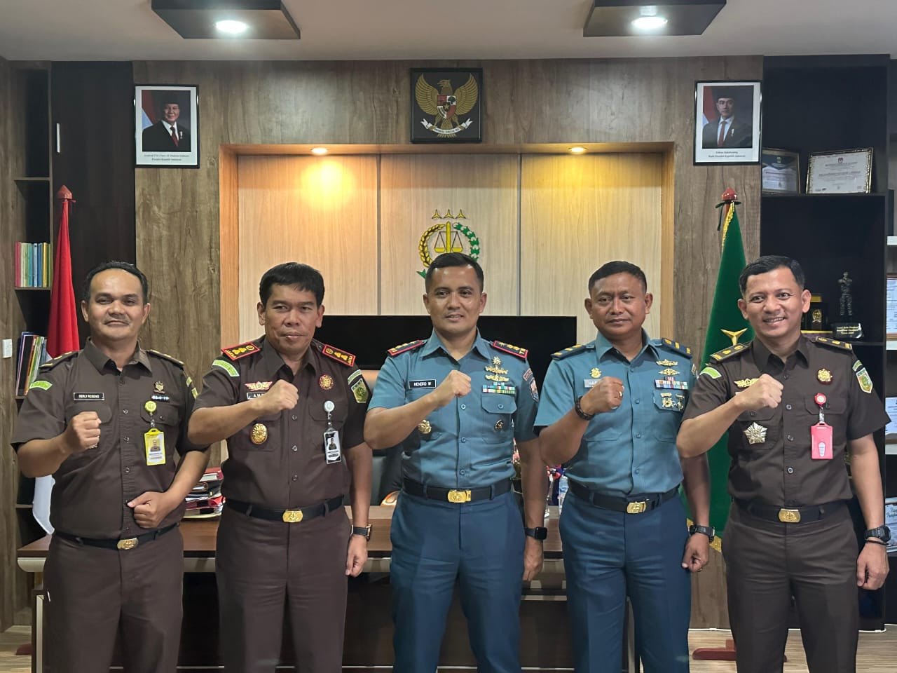 Sinergitas Danlanal Dabo Singkep Kunjungan Kerja ke Kajari Kabupaten Lingga