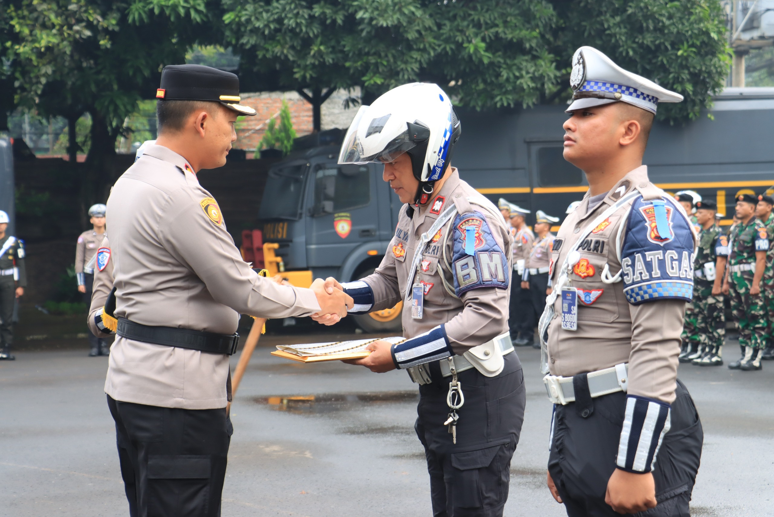 Kapolres Bogor Pimpin Apel Gelar Pasukan Operasi Patuh Lodaya 2025