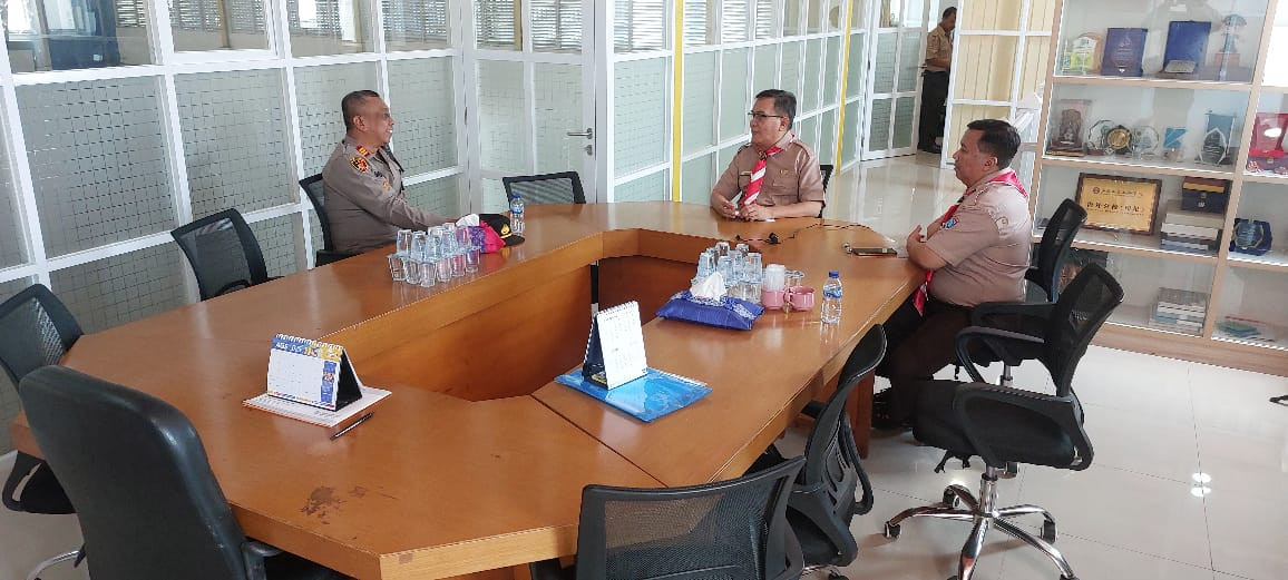 Polsek Koja Sambangi SMK Cikini, Ajak Pelajar Dukung Program Jaga Jakarta