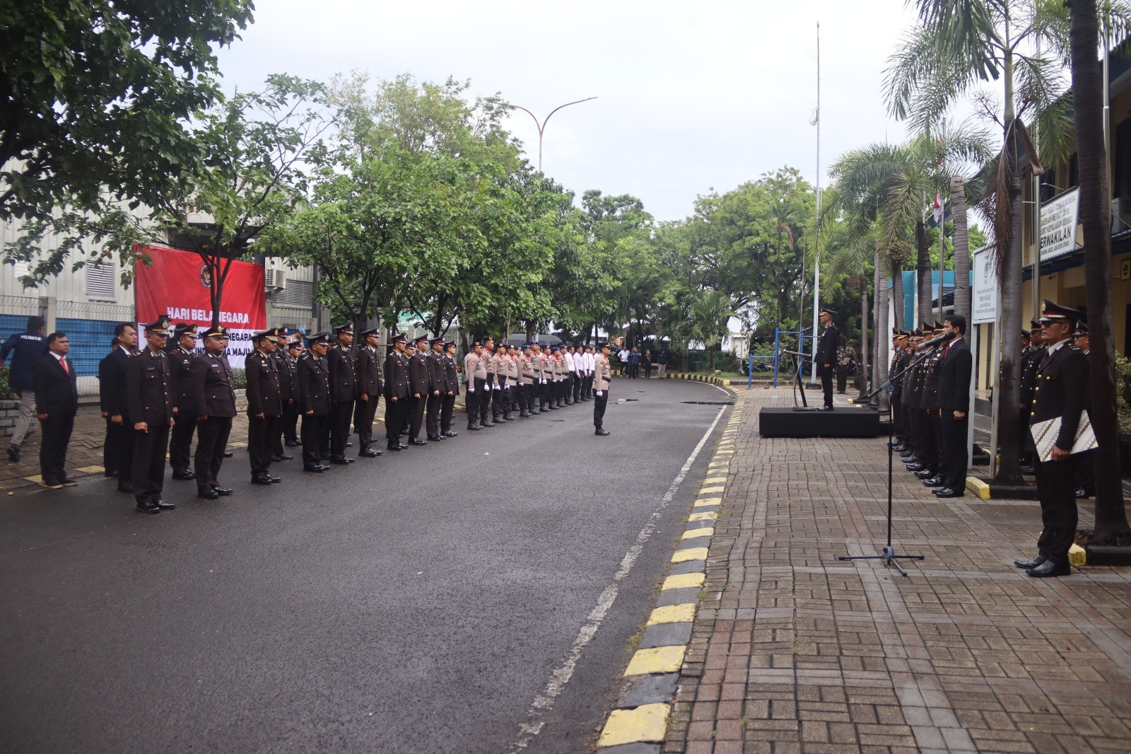 Polres Kepulauan Seribu Gelar Upacara Bela Negara, Perkuat Semangat Nasionalisme Personel
