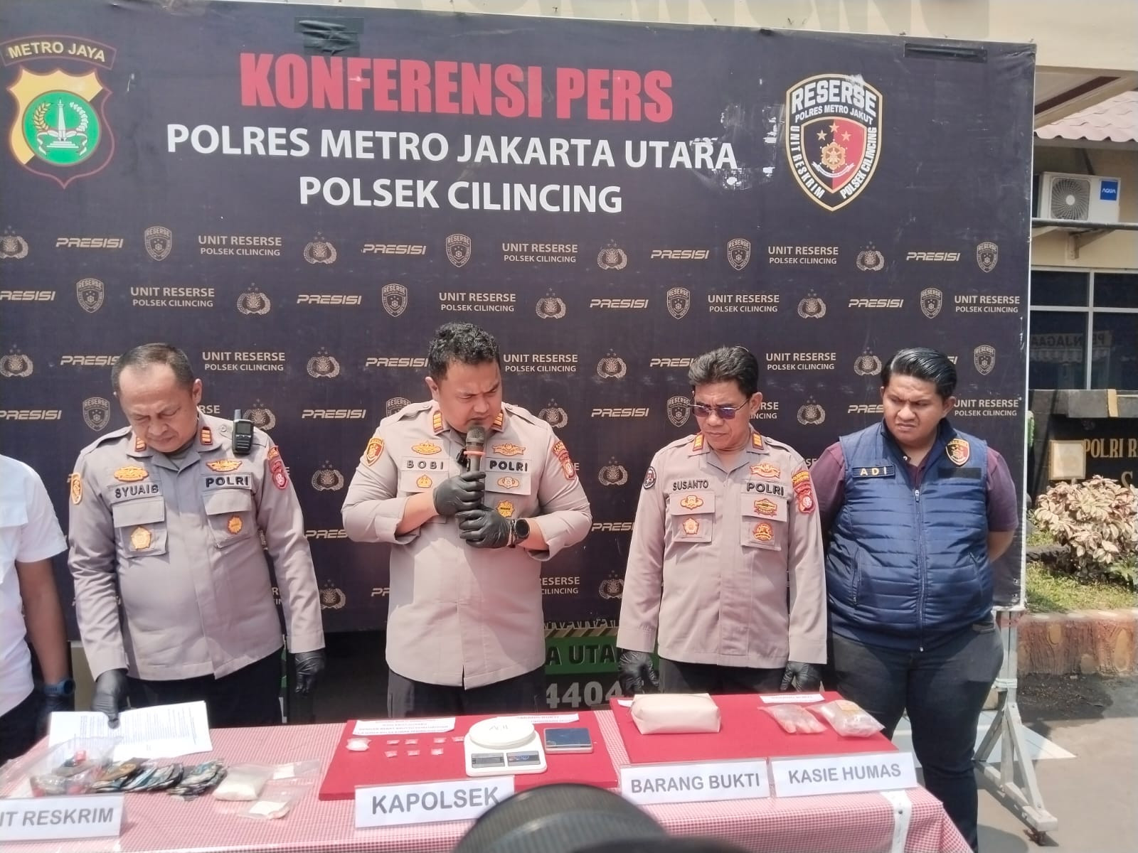 Lima Orang Ditangkap di Tanjung Priok, Polisi Sita 15,9 Gram Sabu