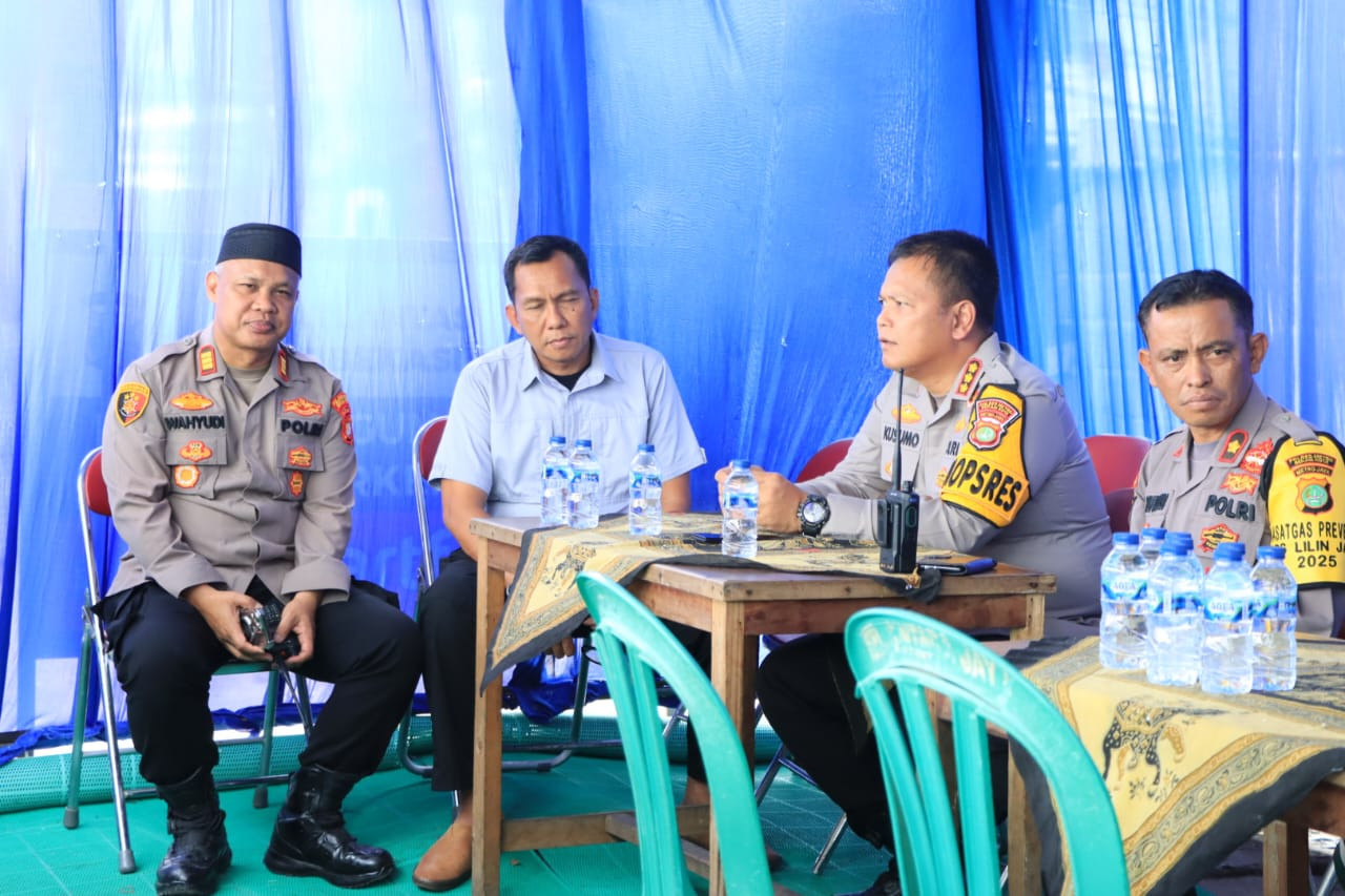 Kunjungan Kapolres Metro Bekasi Kota Pospam Pelayanan Sumber Artha