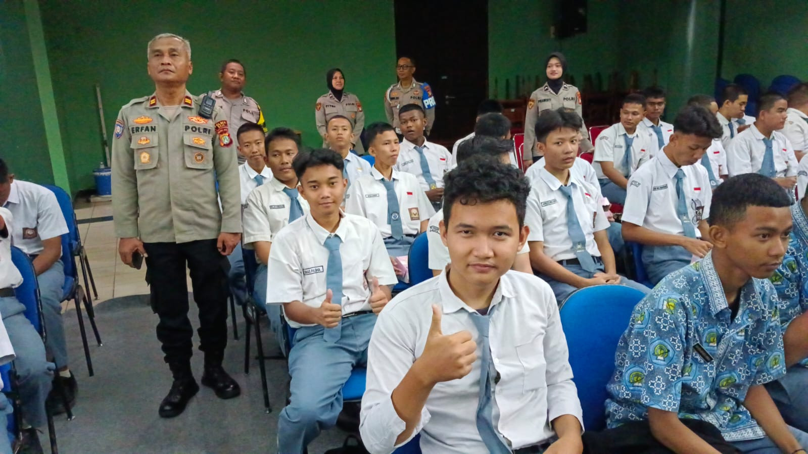 Polsek Koja Sosialisasikan Penerimaan Anggota Polri 2026, Dorong Semangat Generasi Muda Jaga Lingkungan dan Warga