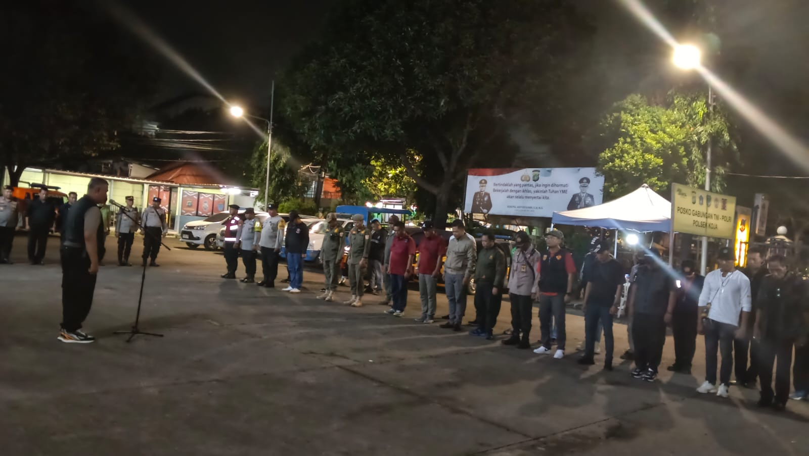 Polsek Koja Gelar Apel dan Patroli KRYD, Antisipasi Gangguan Kamtibmas dan Cegah Tawuran