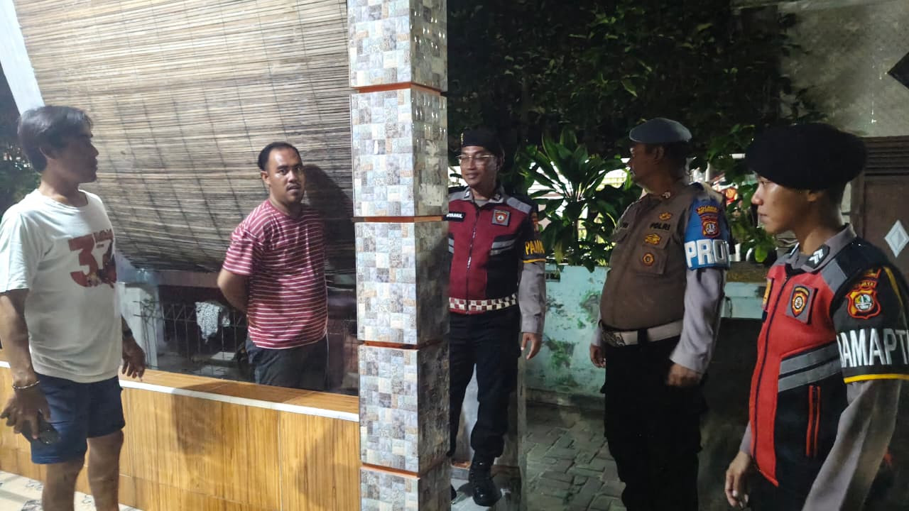 Siskamling Serentak di Pulau-Pulau Kepulauan Seribu, Kapolres Pastikan Keamanan Warga di Tengah Cuaca Buruk