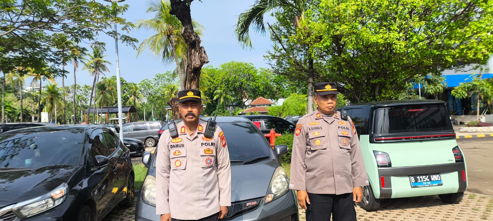 Polsek Pademangan Gelar Apel Pengamanan Hari Ke 3 Rakorbin SDM dan PNS Polri di Ancol
