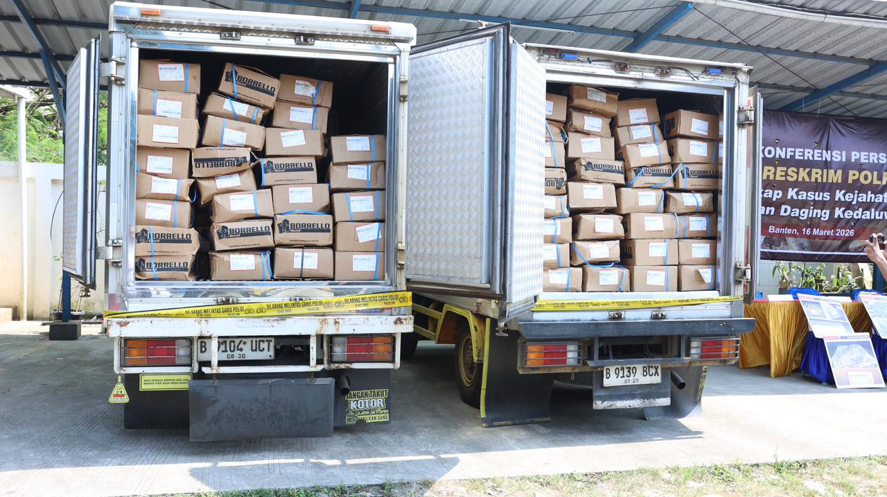Bareskrim Polri Ungkap Peredaran Daging Domba Impor Kedaluwarsa di Tangerang