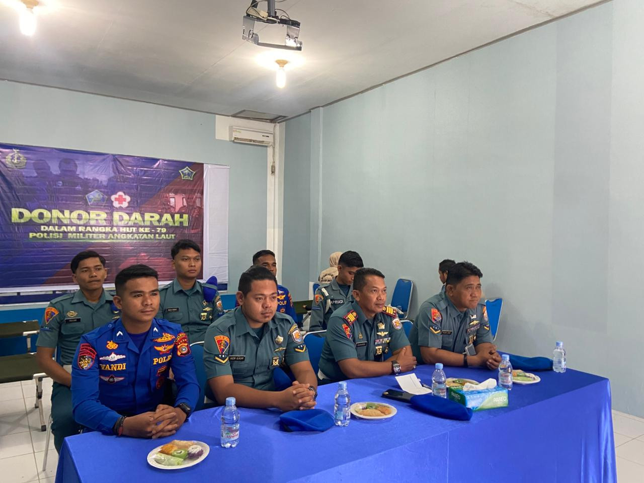Lanal Simeulue Laksanakan Donor Darah Dalam Rangka HUT Ke-79 Polisi Militer Angkatan Laut Tahun 2025