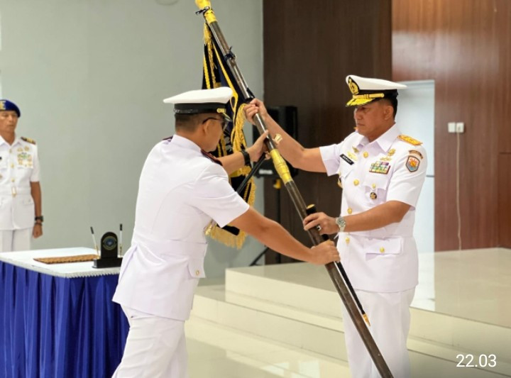Danlantamal IV Pimpin Rotasi Pemimpin Baru Lanal Dabo Singkep