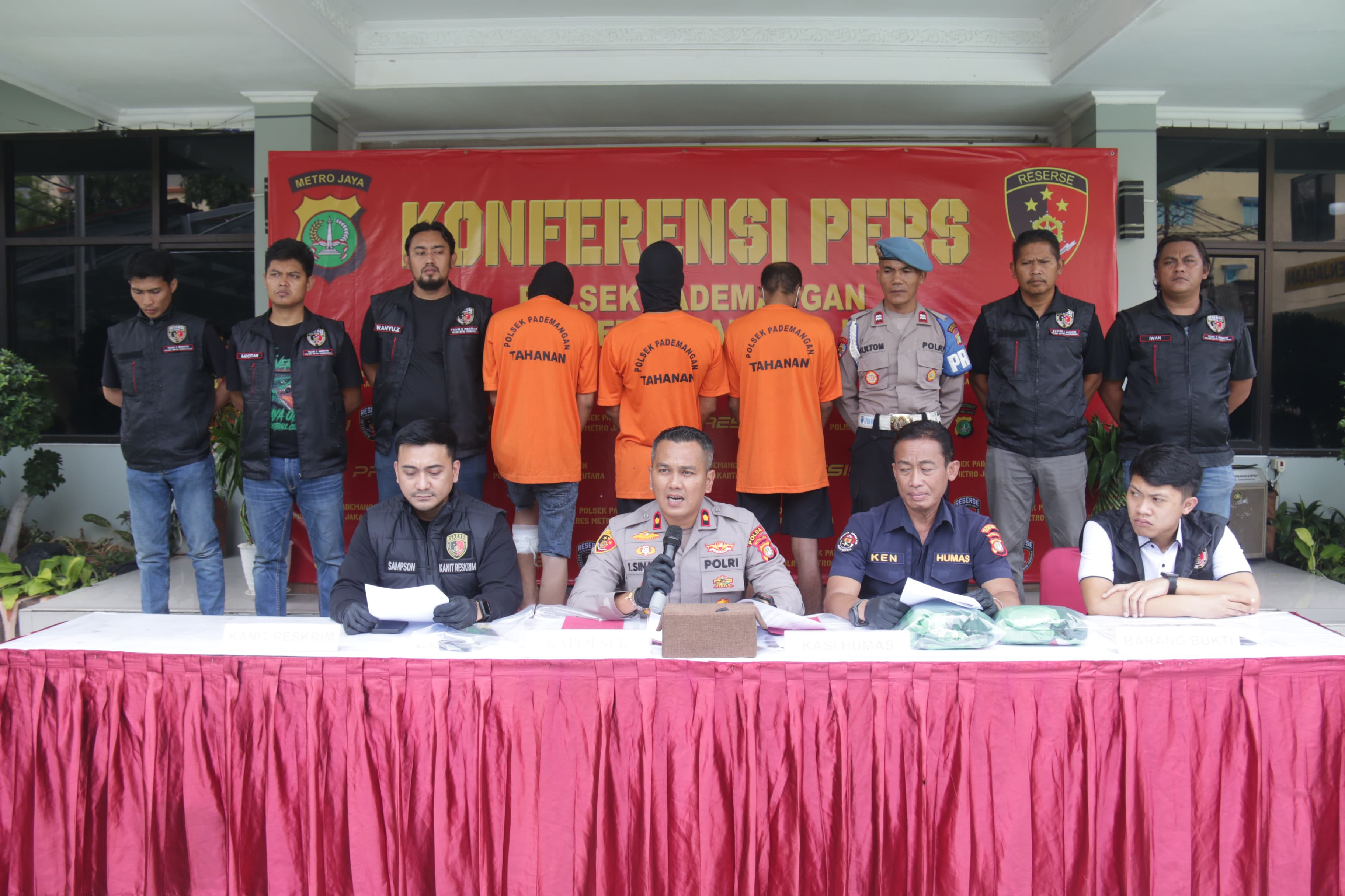 Polsek Pademangan Berhasil Bongkar Sindikat Curanmor di Kawasan Apartemen Mewah Springhill