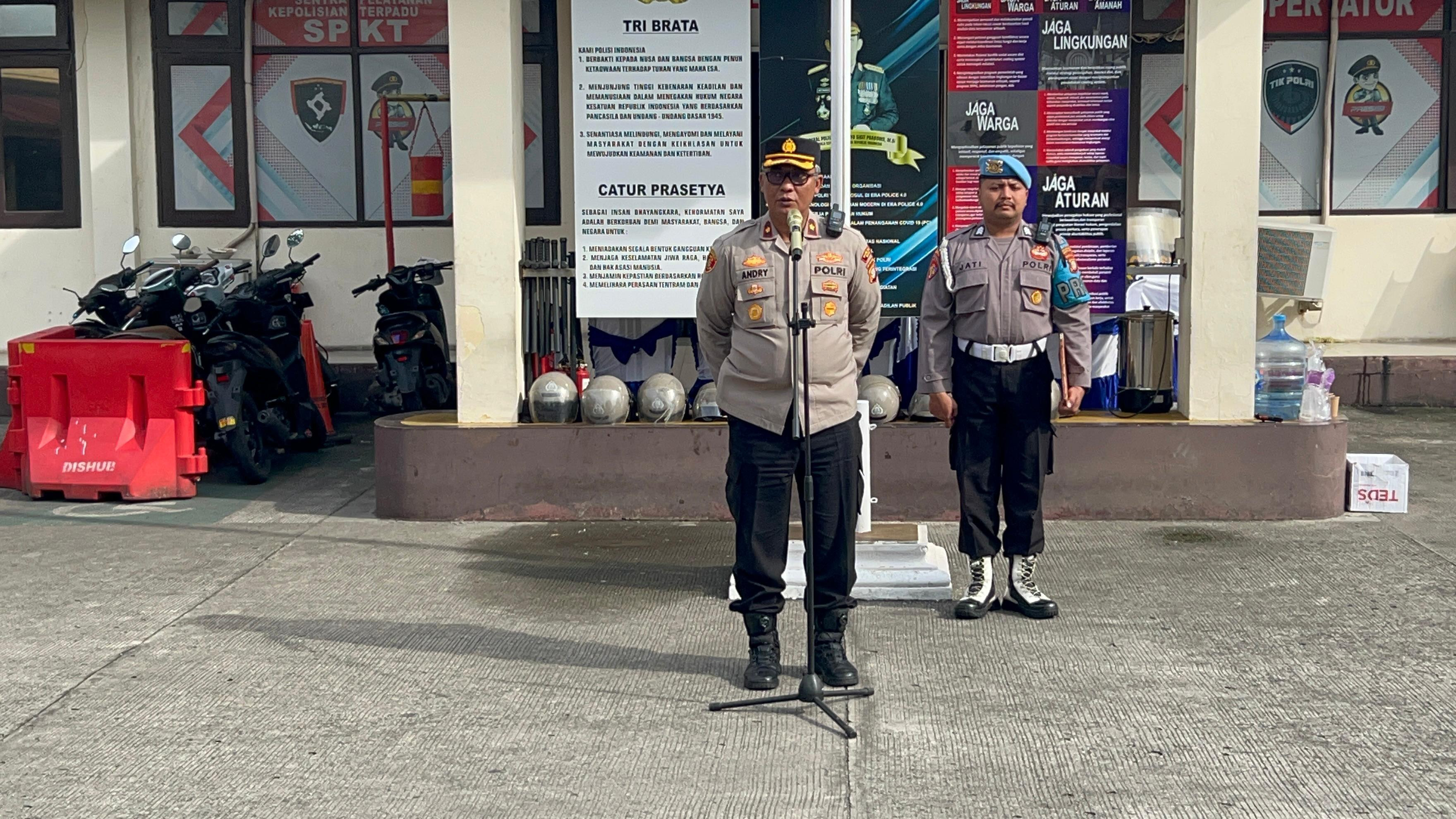 Polsek Koja Gelar Apel Kamtibmas Bersama Tiga Pilar, Perkuat Program 3 “Jaga Aturan”