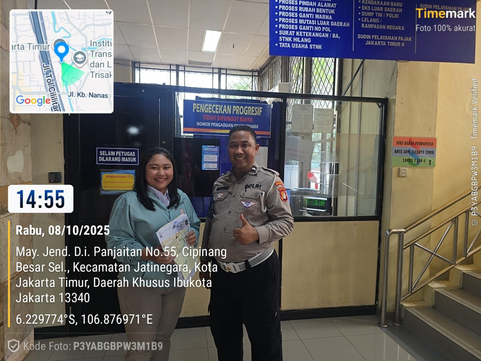 Warga Apresiasi Pelayanan Cepat dan Tepat Samsat Jakarta Timur