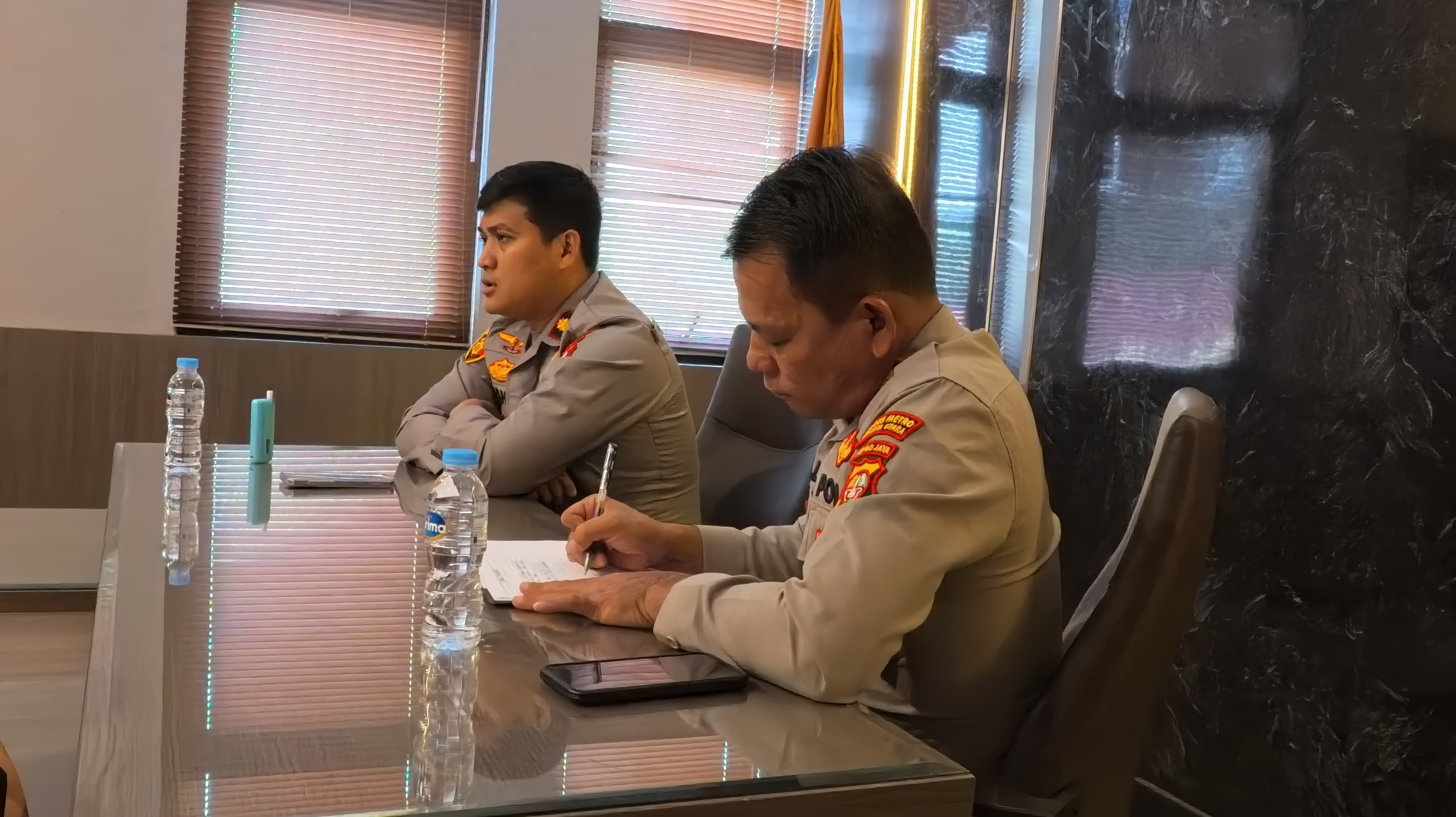Polsek Kelapa Gading Ikuti Live Streaming Panen Raya Jagung Serentak Dan Launching Program Ketahanan Pangan Polri