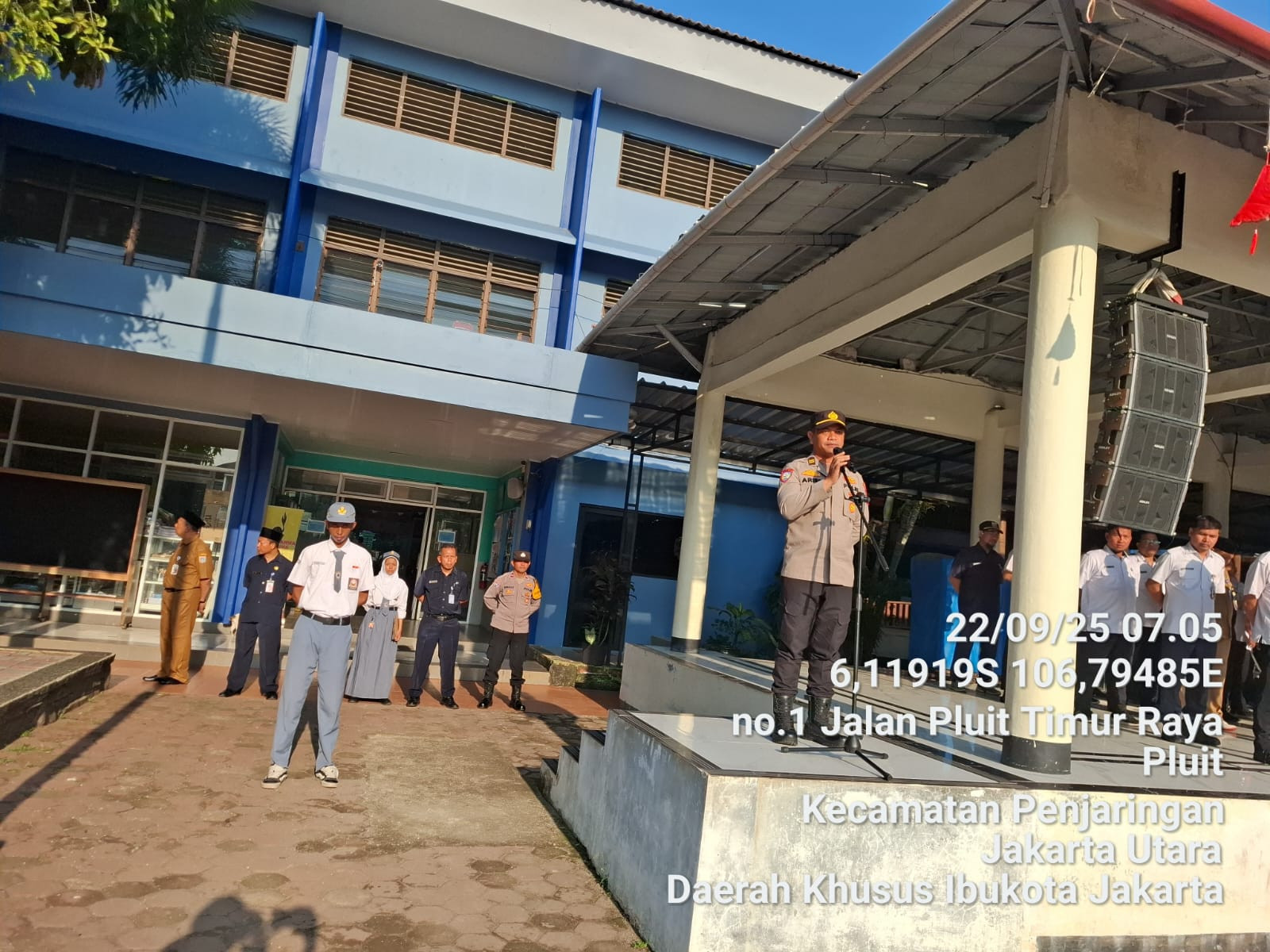 Polsek Metro Penjaringan Gelar Police Go to School di SMKN 56 Jakarta