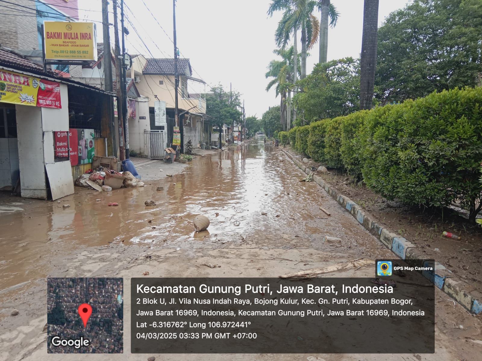 Cuaca Ekstrim Kali Ciliwung Meluap Bogor Dilanda Banjir