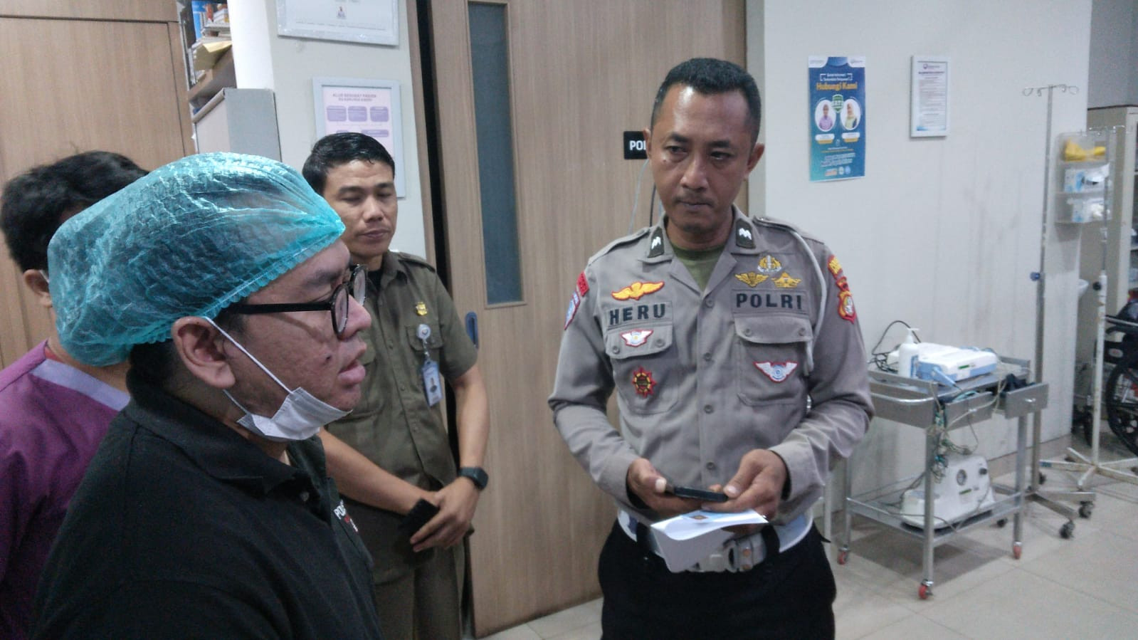 Respon Cepat Laporan Melalui Call Centre 110, Polisi Tangani Laka Lantas di Jaticempaka