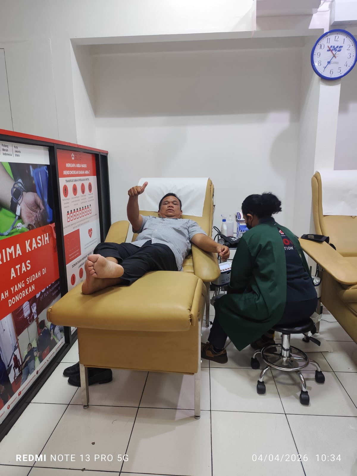 Rayakan HUT ke-40, GPI Plumpang Berbagi Lewat Donor Darah dan Bantuan Sembako