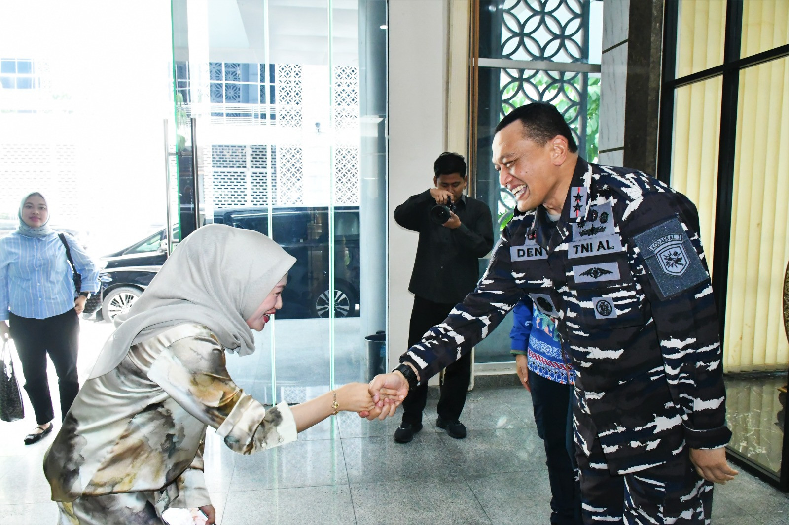 Tingkatkan Silaturahmi, Komandan Kodaeral I Laksanakan Courtesy Call Kepada Ketua DPRD Sumatera Utara