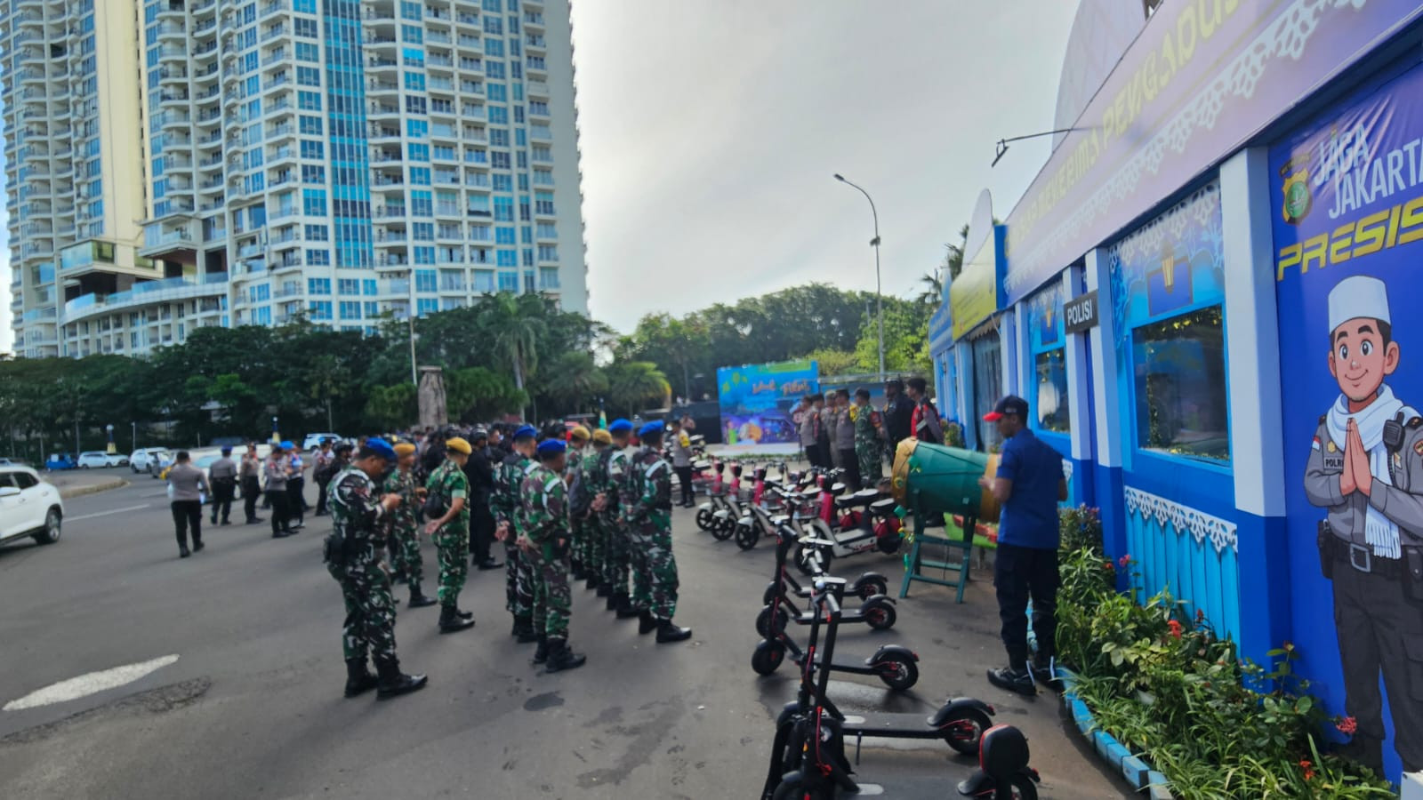 Polisi Gelar Apel Pengamanan Wisata Ancol, 172 Personel Disiagakan Jelang Lebaran 2026