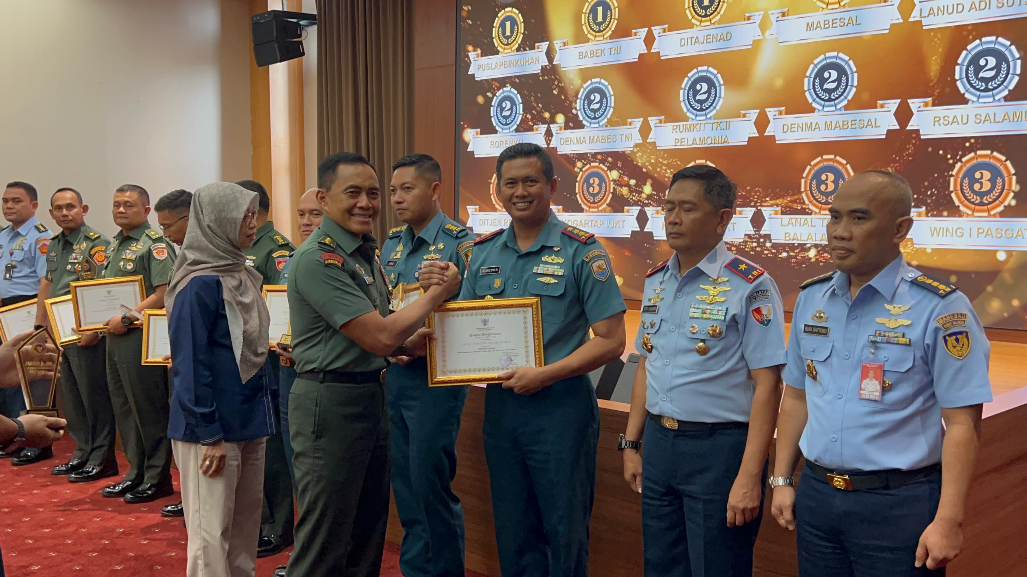 Lanal Tanjung Balai Asahan Raih Juara III Penghargaan Laporan Keuangan Dari Kemenhan RI