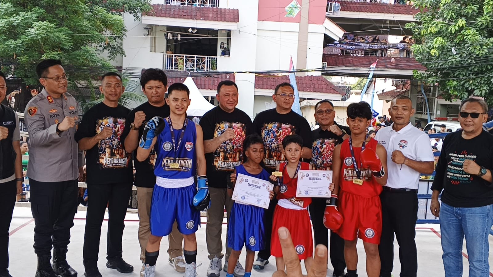 Penjaringan Boxing Showcase Vol.II Jadi Ajang Sportivitas Sambut HUT Bhayangkara ke-80, Kapolres Metro Jakarta Utara Hadir Beri Dukungan Generasi Muda