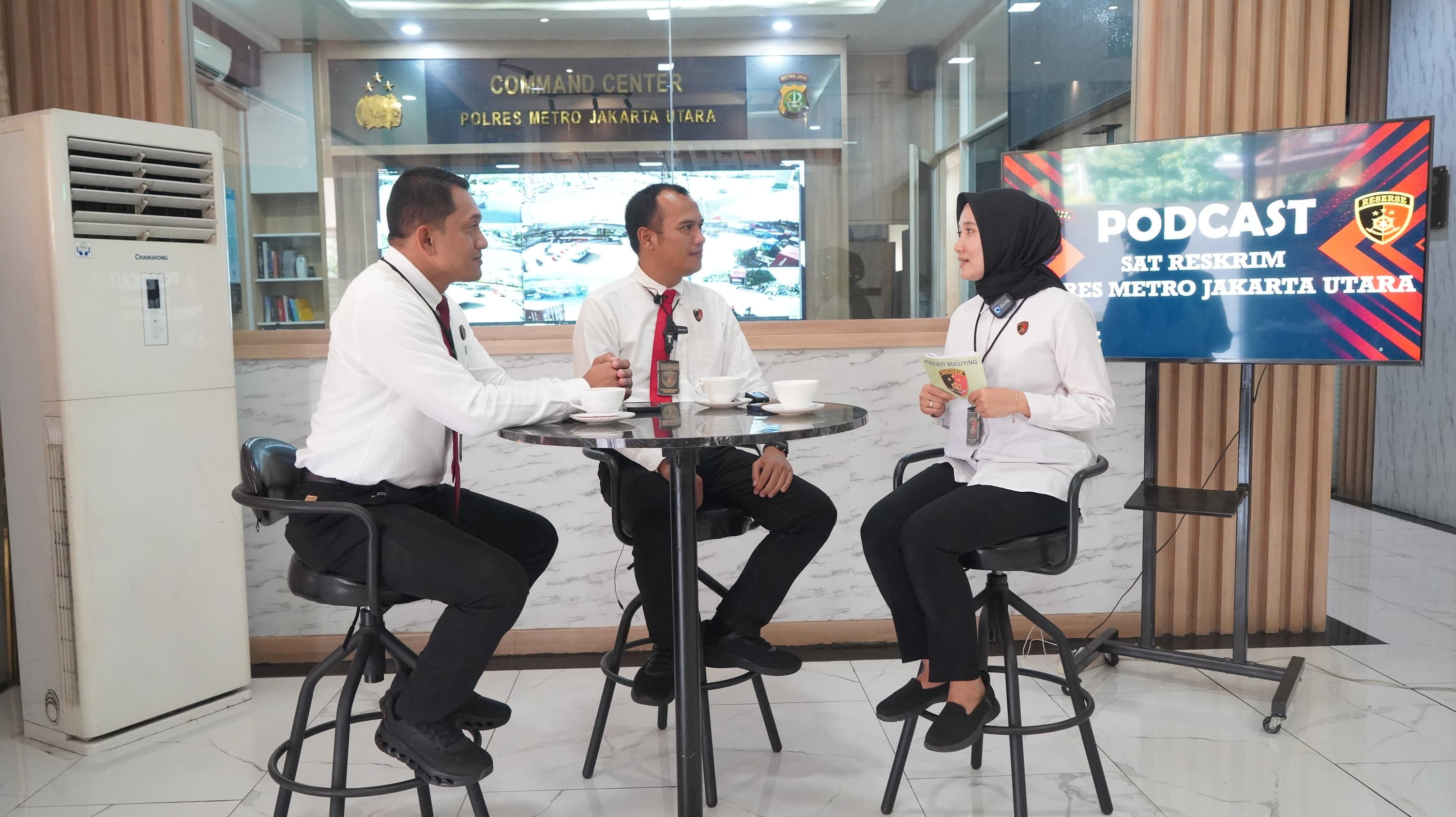 Polres Metro Jakarta Utara Gelar Podcast Edukatif Bertema Bullying