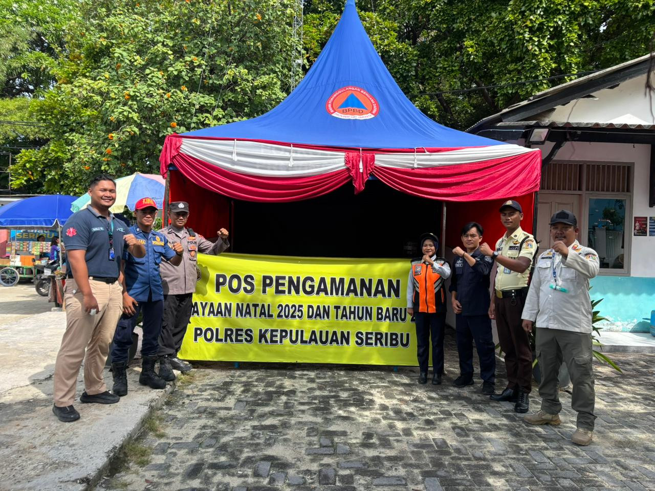 Pos Pengamanan Nataru di Pulau Pari Hadir Layani Warga dan Wisatawan