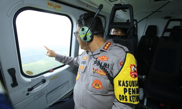 Polri Lakukan Pemantauan Udara Arus Balik, Sistem One Way Berlaku Lancar Hingga Kalikangkung