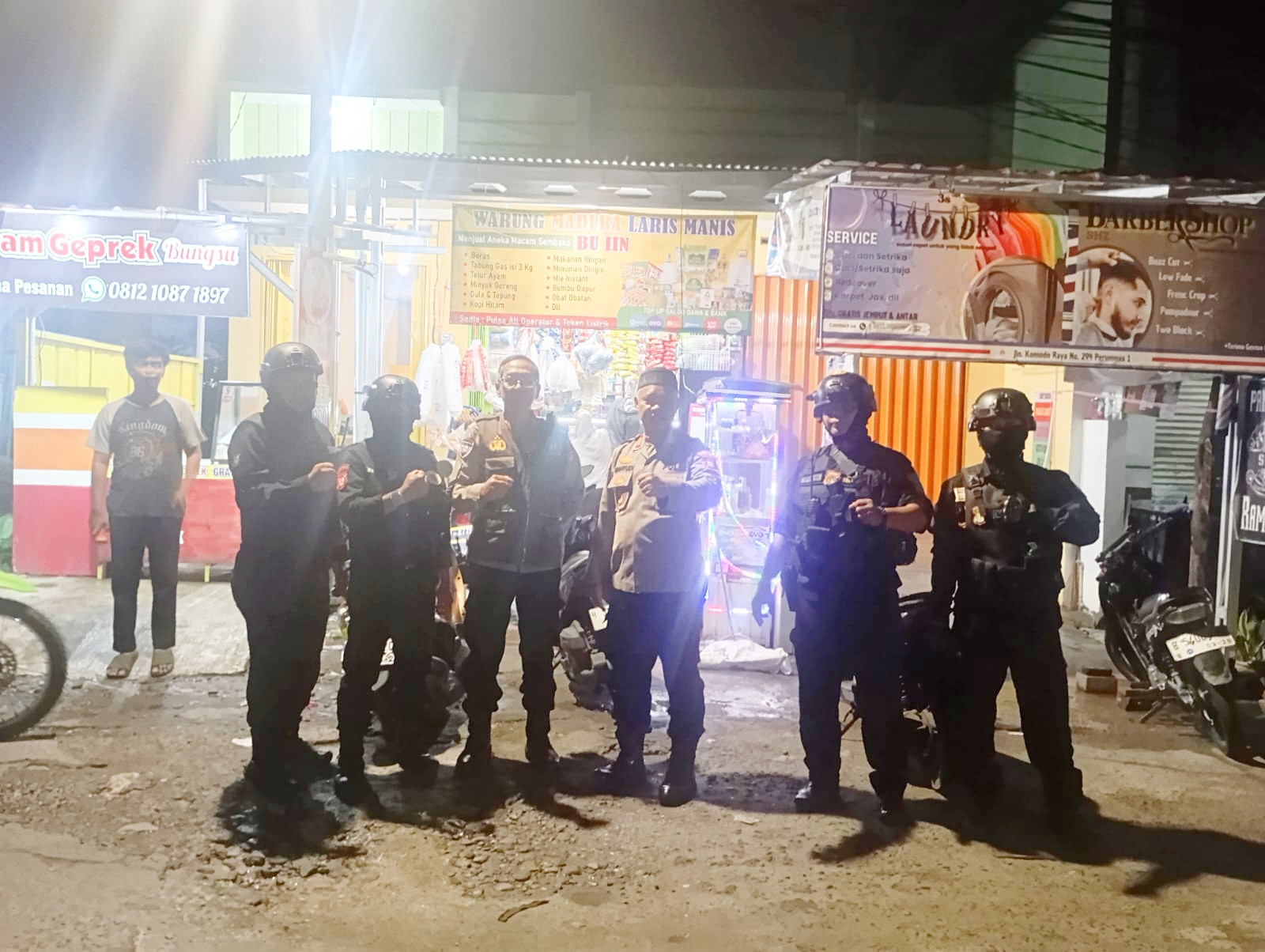 Kapolsek Bekasi Barat Pimpin Patroli KRYD, Sasar Titik Rawan Kriminalitas dan Tawuran