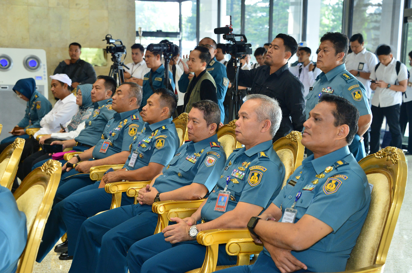 Komandan Lanal Bandung Hadiri Penandatanganan Perjanjian Kerjasama Antara Pemprov Jabar dengan TNI AL