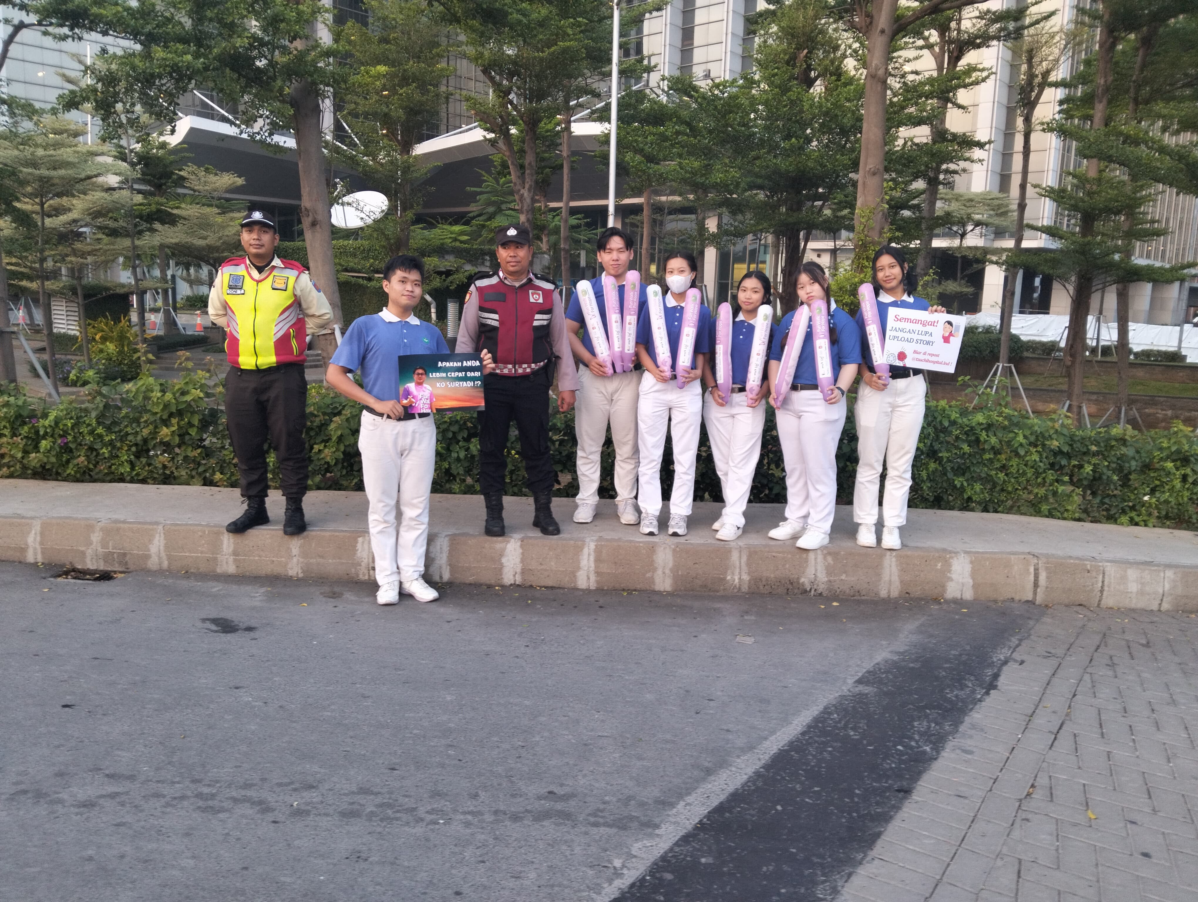 Polsek Metro Penjaringan Amankan Kegiatan Fun Walk for Hope di RS Budha Suci PIK