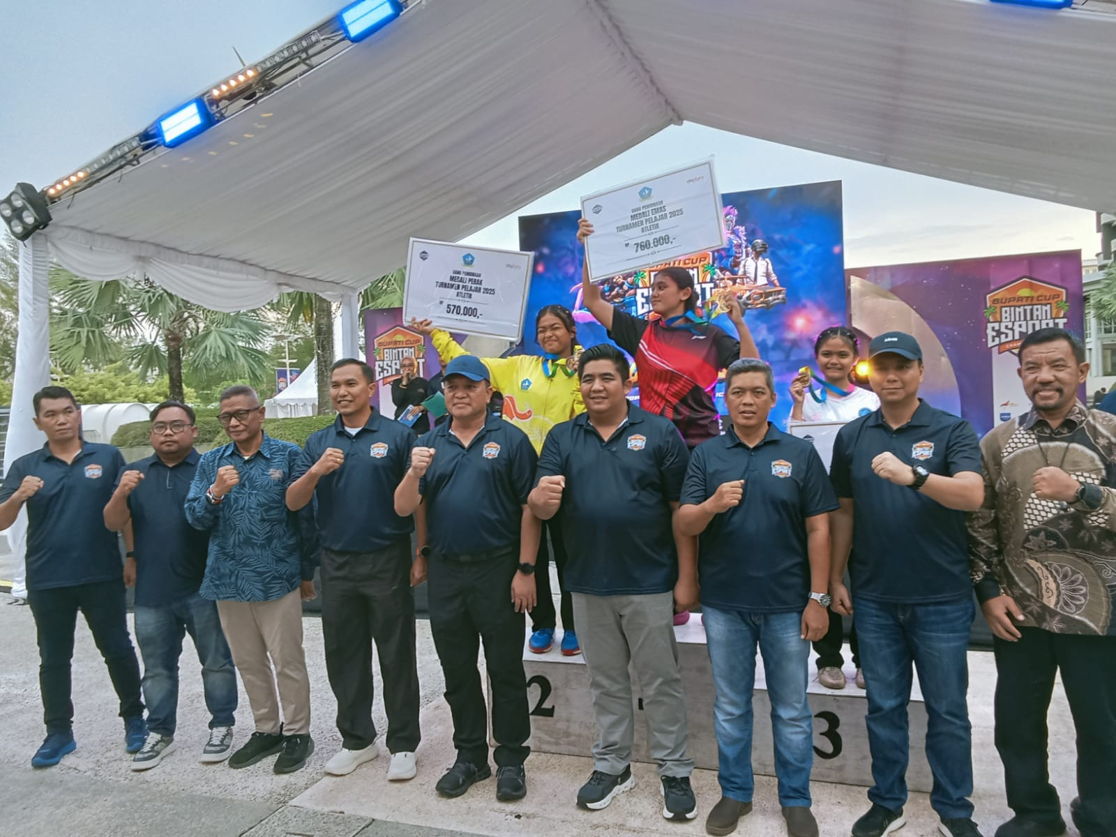 Danlanal Bintan Hadiri Bupati Cup Bintan E-Sport Championship 2025