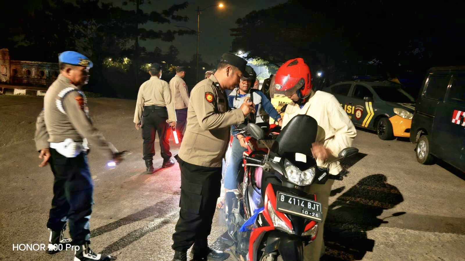 Patroli KRYD dan Razia Stasioner, Polsek Cilincing Intensifkan Antisipasi Tawuran dan Kejahatan Jalanan
