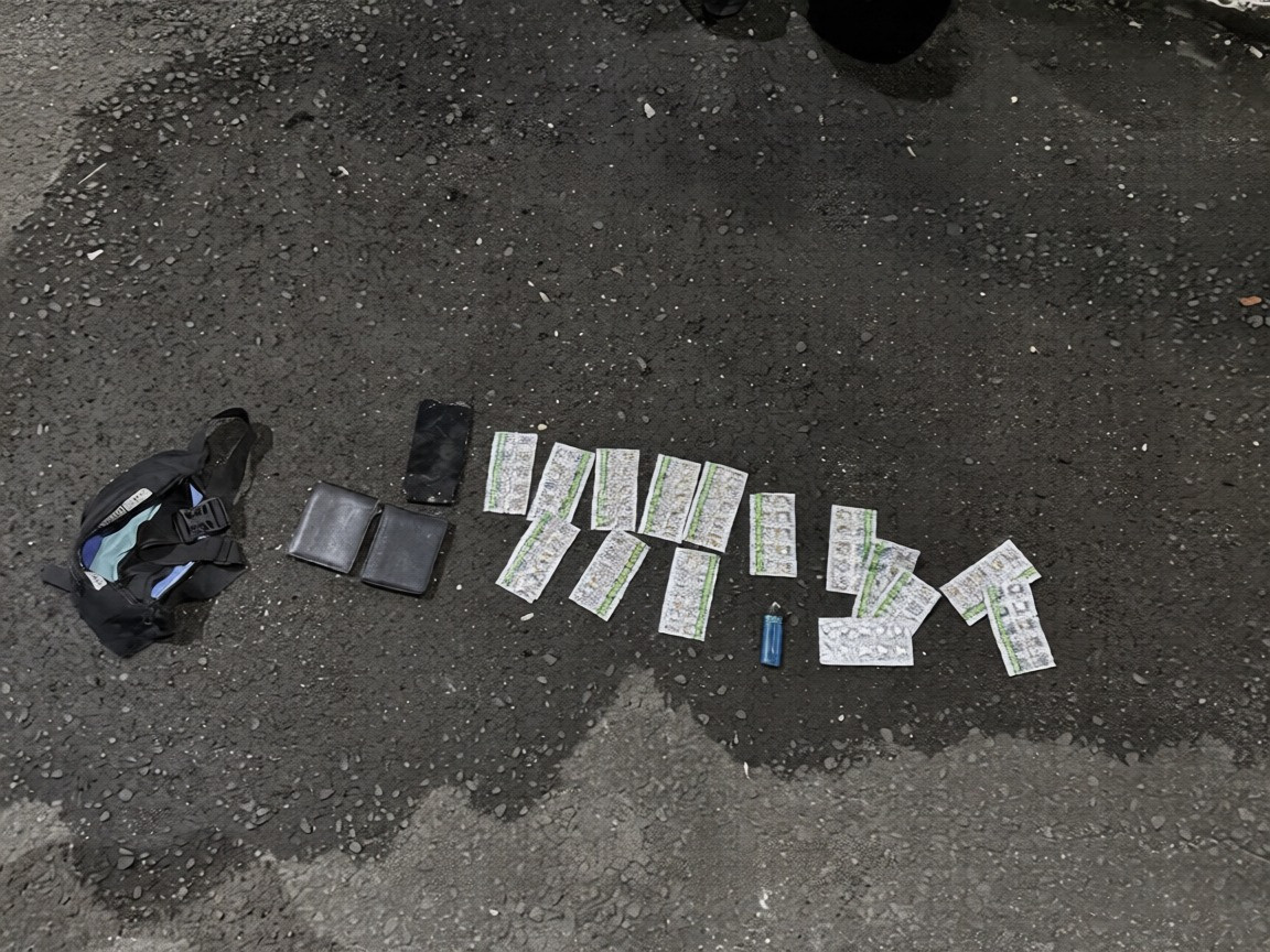 Tim Patroli Perintis Presisi Amankan 4 Orang Penjual Tramadol di Tanah Abang