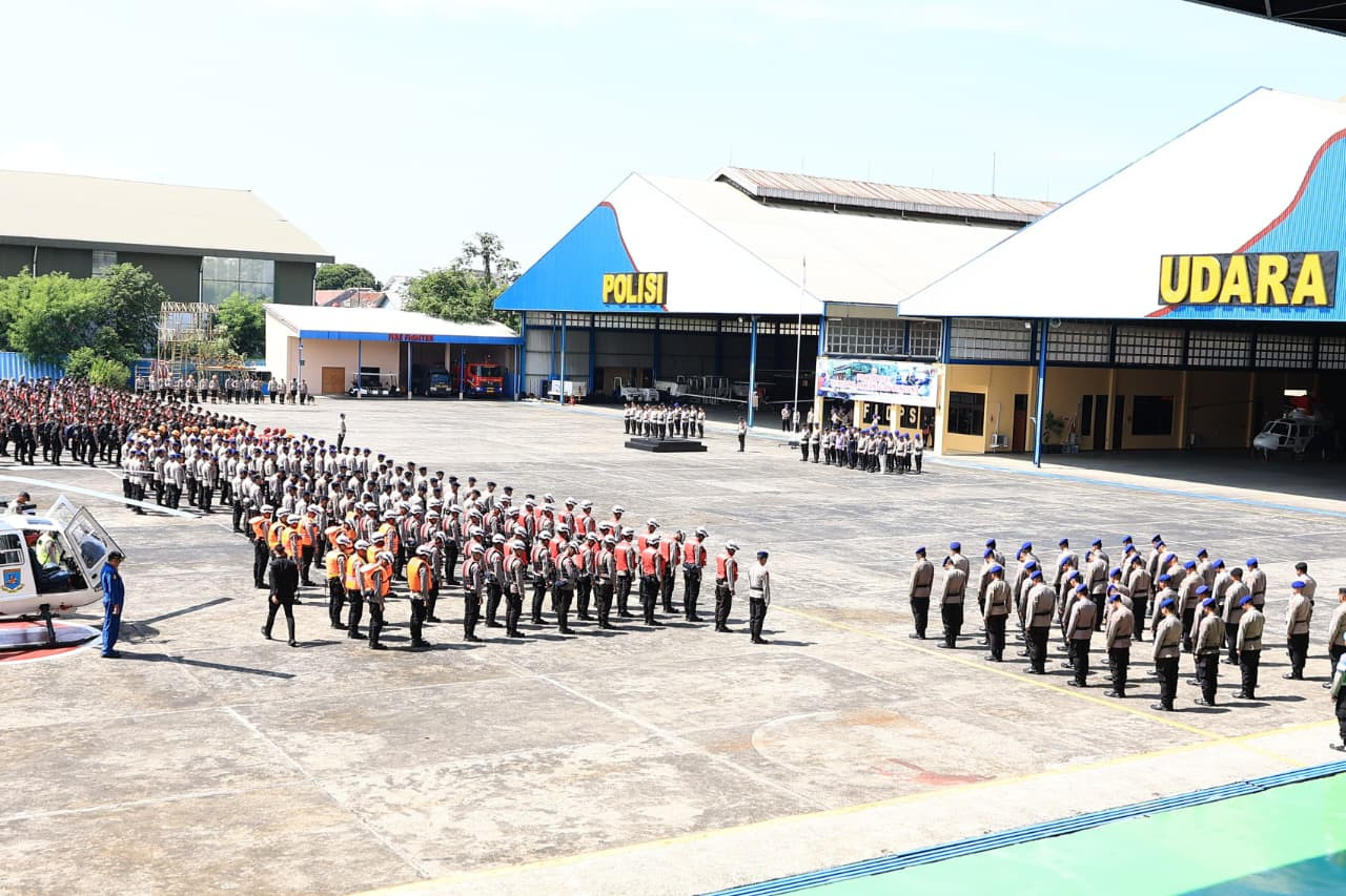 Polri Gelar Apel Pergeseran Pasukan, Tegaskan Komitmen Percepatan Bantuan Bencana