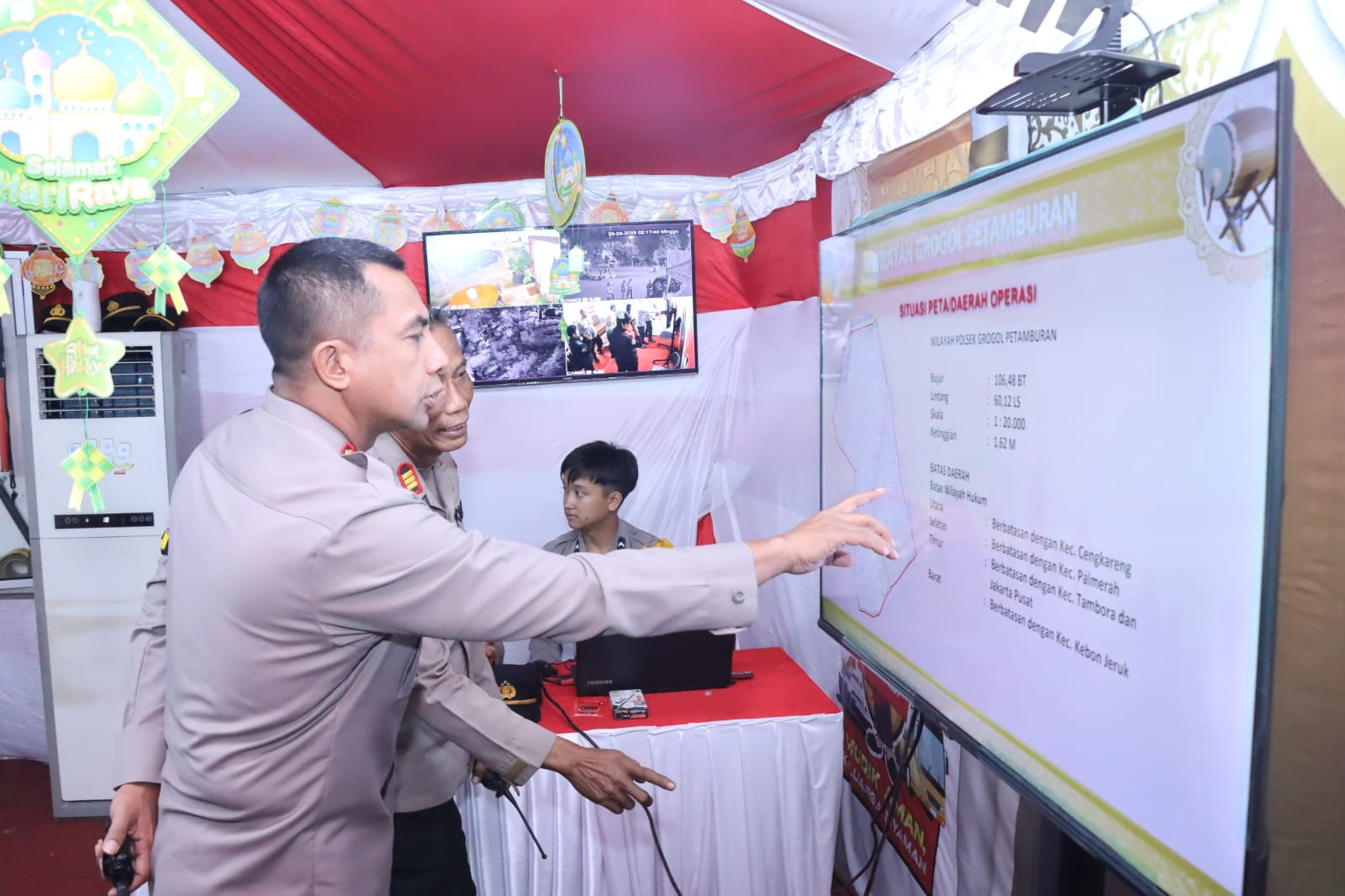Patroli Malam dan Pengecekan Pos Pam, Kapolres Jakarta Barat Pastikan Kesiapan Personel Jelang Pengamanan Idul Fitri